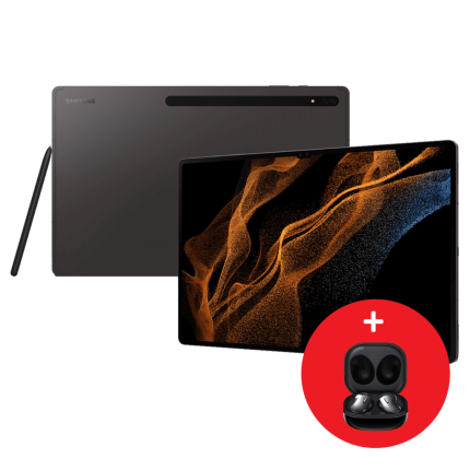 SAMSUNG Tablette Tab S8Ultra Noir 14.6" Octa Core 16Go 512Go Android 5G 12Mpx 12Mpx 13Mpx 6Mpx 12M